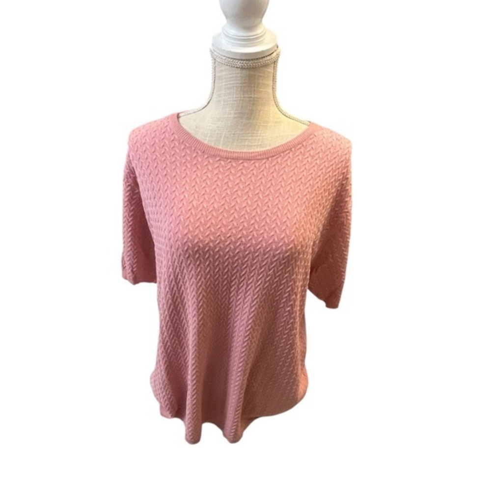 Talbots Soft Pink Short Sleeve Top